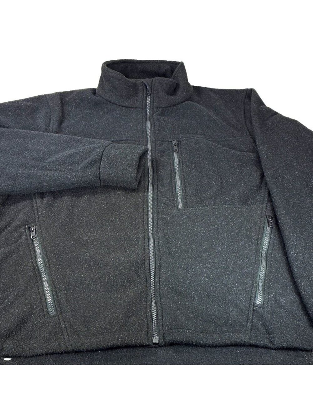 DragonWear True North Nomex IIIA Alpha FR Fleece Jacket Black Men's Size L USA